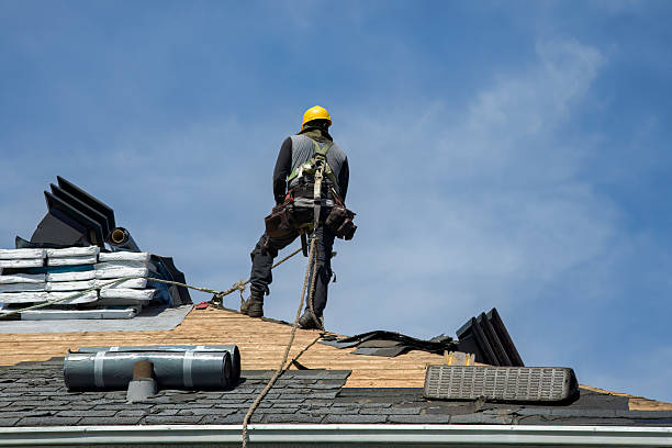 Professional Roofing technician working in Fresh Meadows, NY